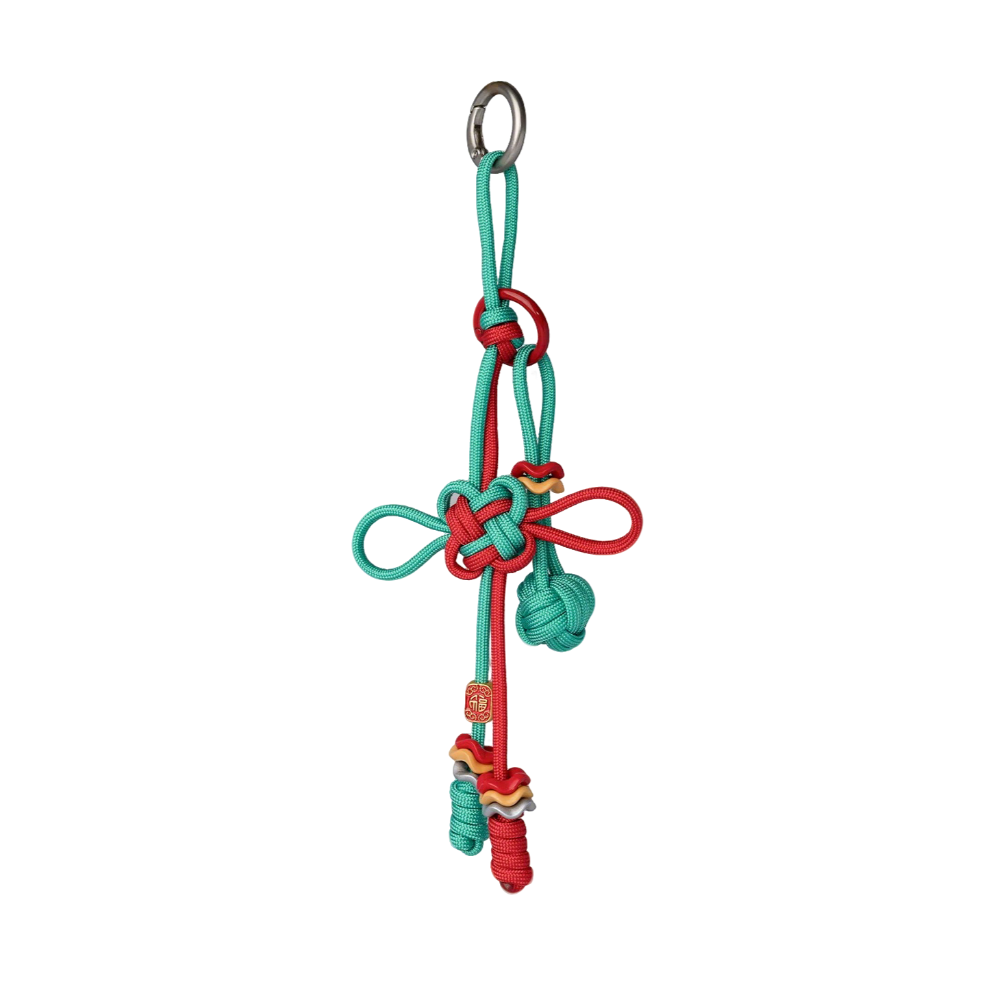 Handcrafted Woven Pendant - Peace Knot Fortune Ball - 4 Colors