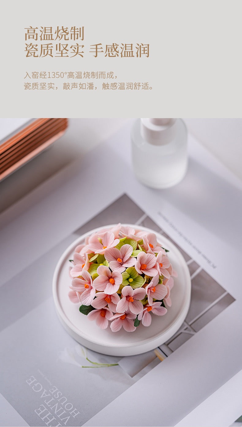 Hydrangea Handmade Ceramic Aroma Diffuser