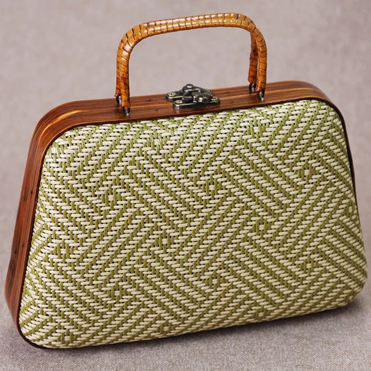 Handmade Rattan Woven Bag