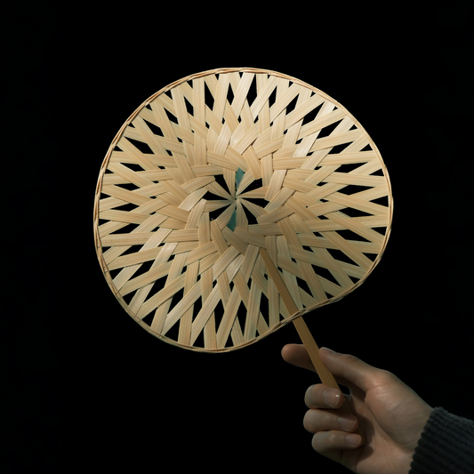 ICH Handmade Bamboo Woven Fan