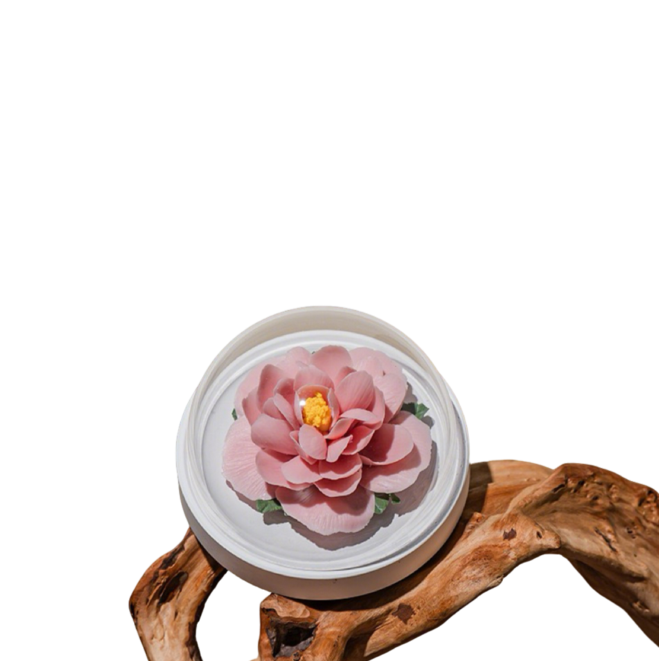 Handmade Ceramic Hibiscus Aroma Diffuser Ornament