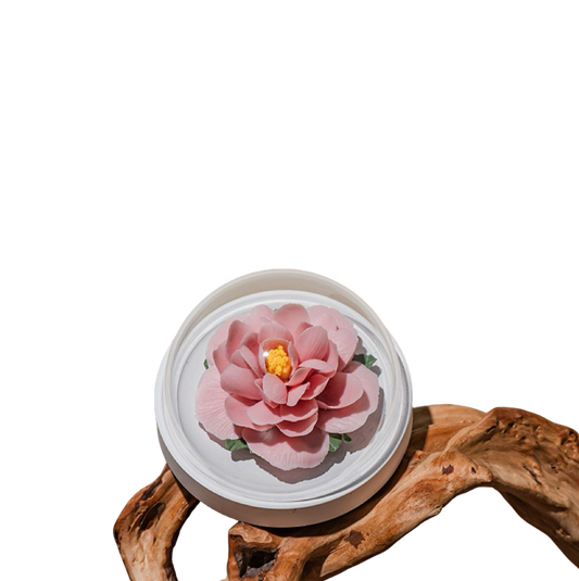 Handmade Ceramic Hibiscus Aroma Diffuser Ornament