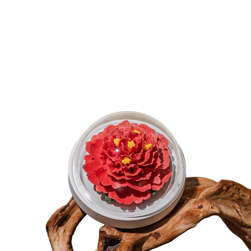 Hand-molded Ceramic Peony Aroma Diffuser