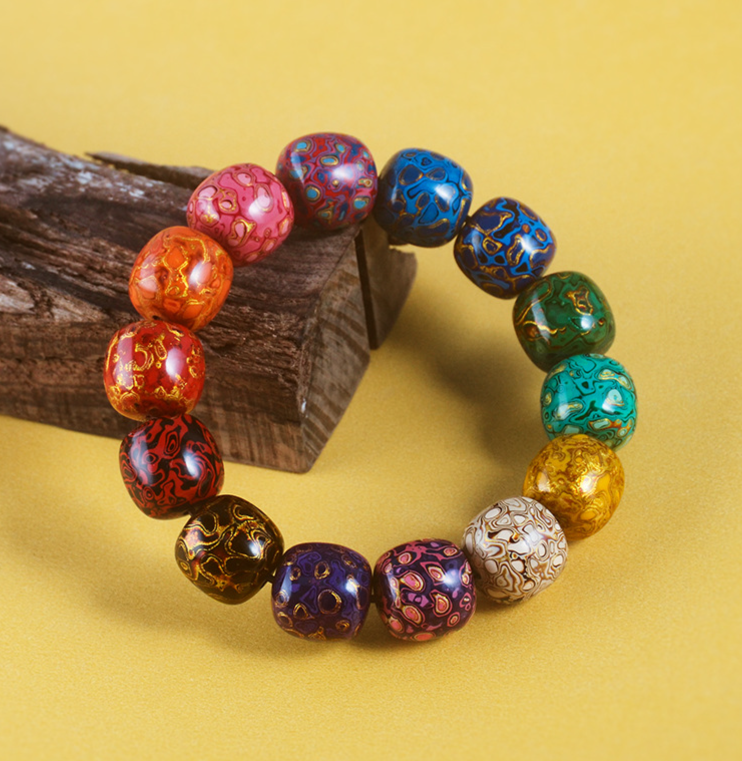 Traditional Fuzhou Chinese Lacquerware – Lacquer Bead Bracelet
