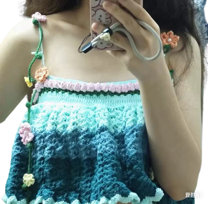 Handmade Crochet Camisole Materials Kit