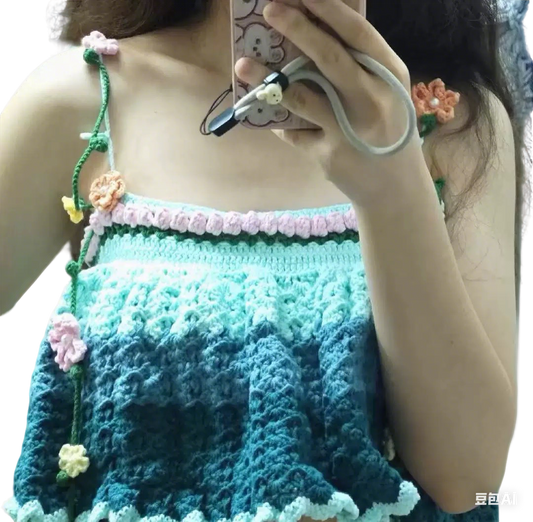 Handmade Crochet Camisole Materials Kit