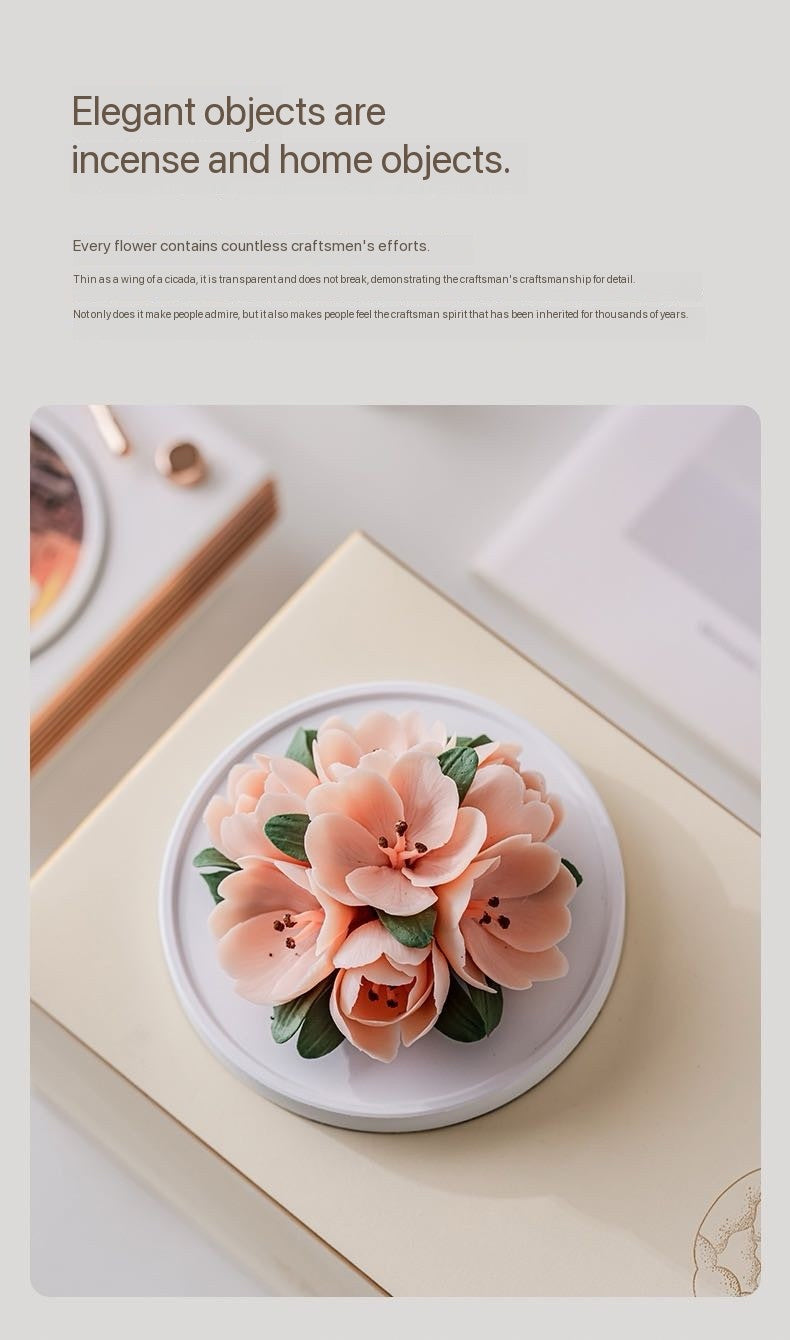 Hand-Molded Ceramic Flower Fragrance Diffuser – Tulip