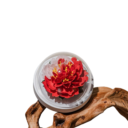 Handcrafted Ceramic Peony Aroma Diffuser Ornament