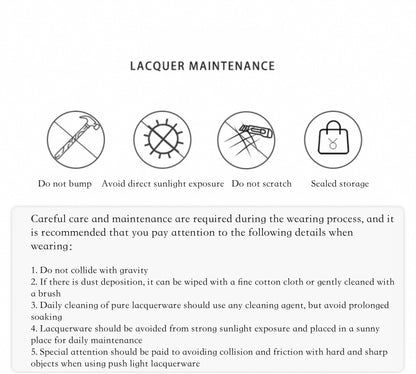 Intangible Cultural Heritage Lacquer Necklace