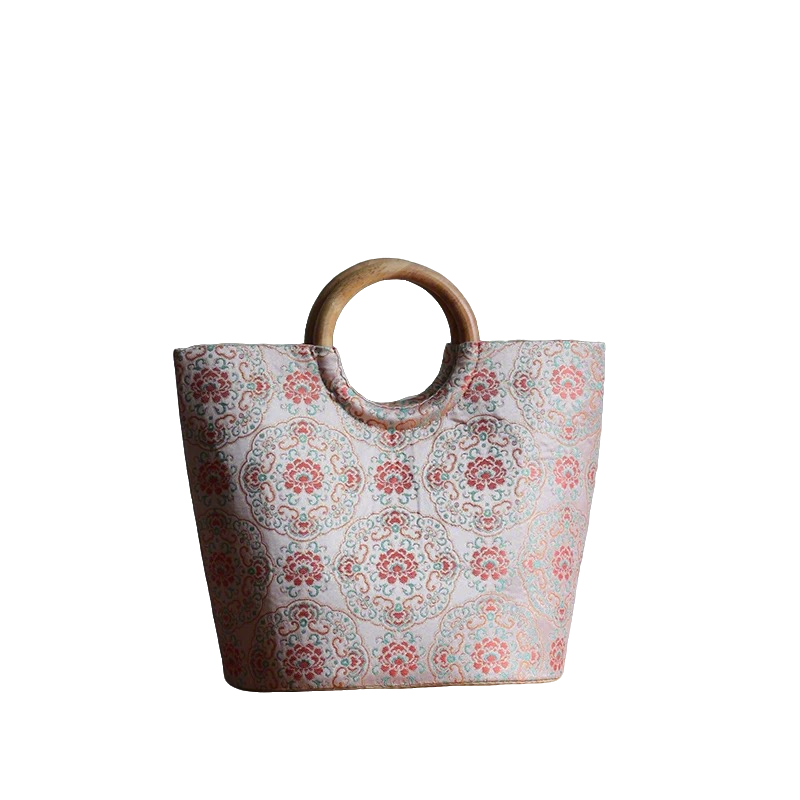 Handmade DIY Sewn Song Brocade Bag Materials