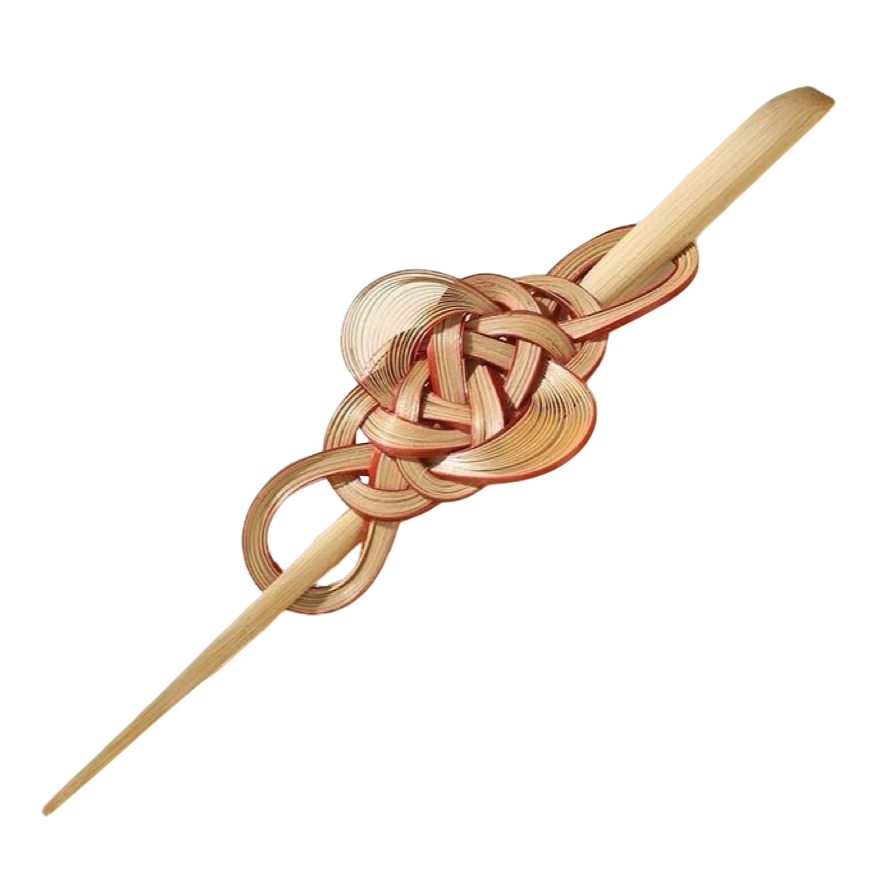 Li Ziqi-Style Handmade Bamboo Woven Hairpin