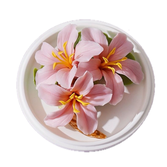 Chinese ICH Handcrafted Ceramic Hand-Molded Flower – Bauhinia Aroma Diffuser