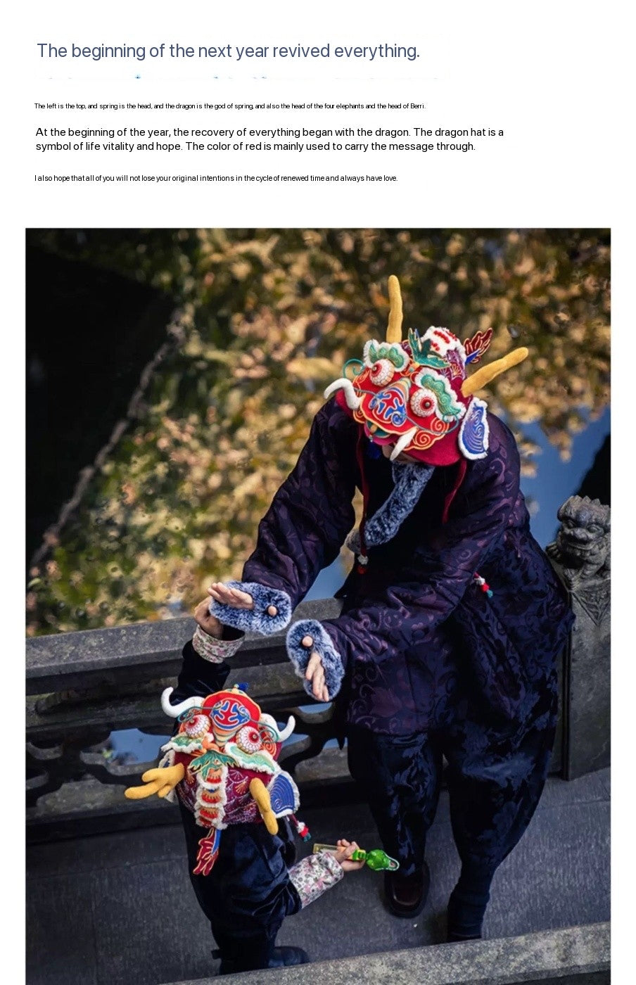 High-End Handcrafted Embroidered Dragon Head Hat-Same design as the British Museum's