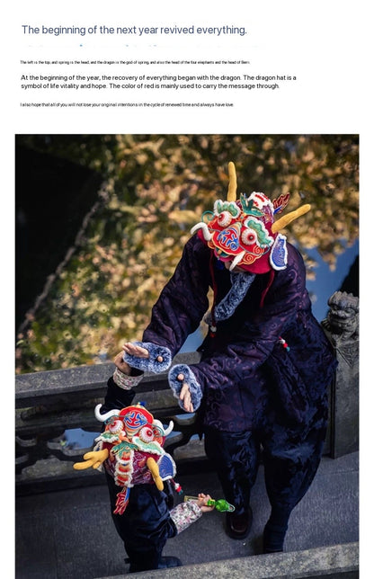 Dragon Head Cap - High-End Hand Embroidery