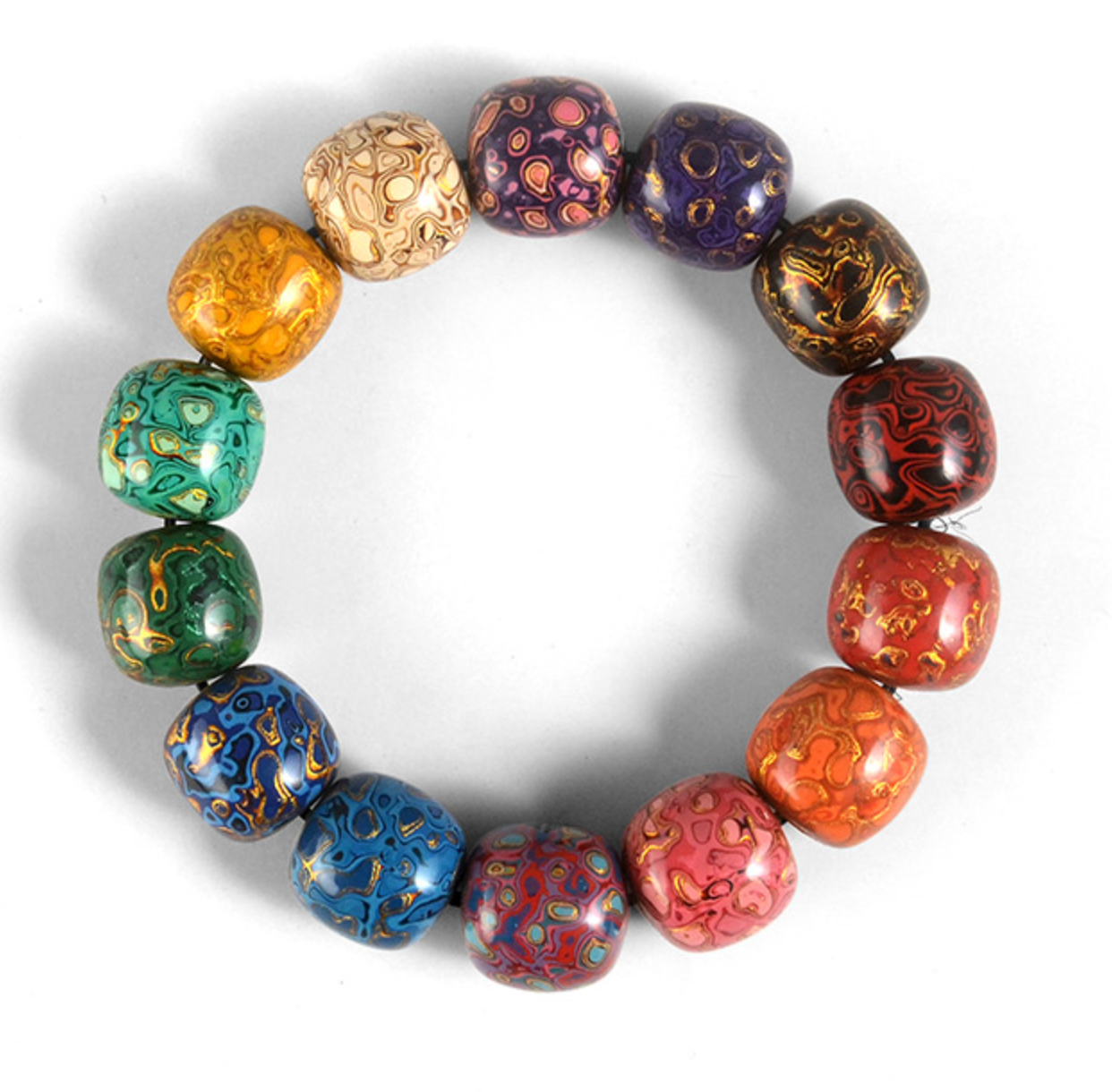 Traditional Fuzhou Chinese Lacquerware – Lacquer Bead Bracelet
