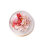 Intangible Cultural Heritage Hand-Sculpted Ceramic Flower Flameless Incense Diffuser, Two-Tone Peony Flower Ornament in Gift Box