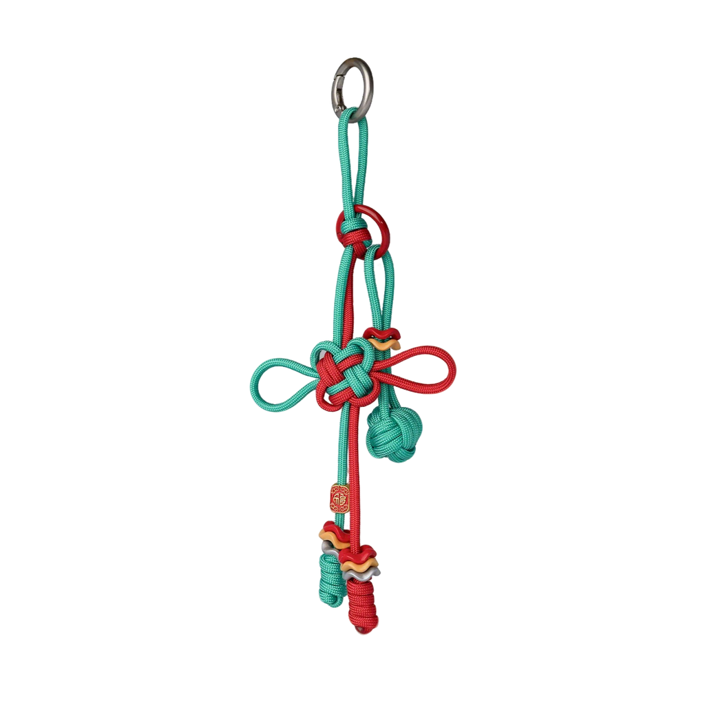 Handcrafted Woven Pendant - Peace Knot Fortune Ball - 4 Colors