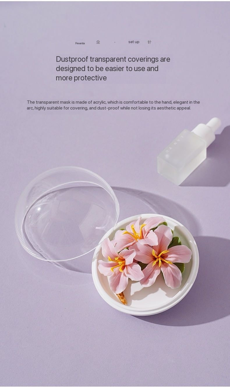 Chinese Intangible Cultural Heritage Handcrafted Ceramic Hand-Molded Flower – Bauhinia Aroma Diffuser