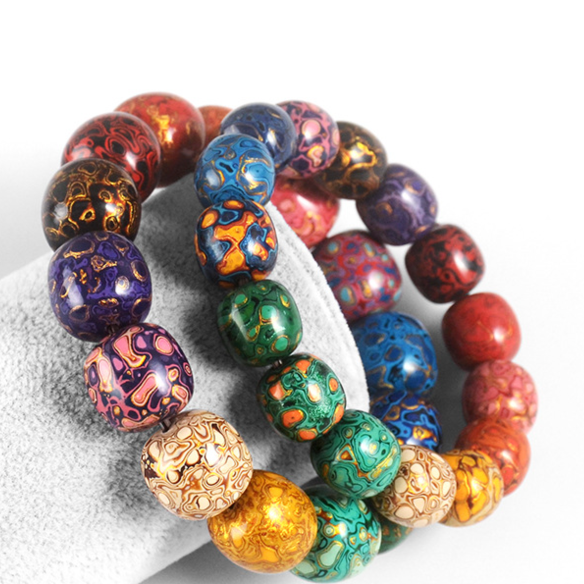 Traditional Fuzhou Chinese Lacquerware – Lacquer Bead Bracelet