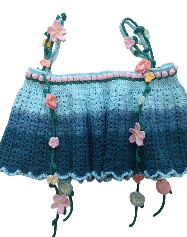 Flower Fairy Camisole Handmade Crochet Kit Materials Package