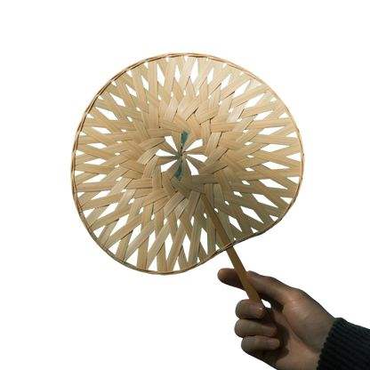 ICH Handmade Bamboo Woven Fan