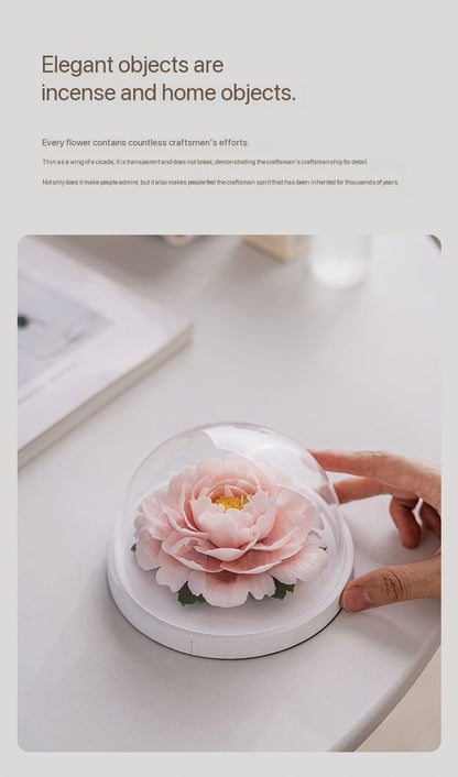 Chinese Intangible Cultural Heritage Porcelain Floral Aroma Diffuser Handmade