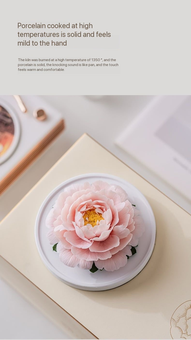 Chinese Intangible Cultural Heritage Porcelain Floral Aroma Diffuser Handmade