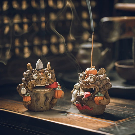 May Everything Go Your Way: Fortune-Attracting Pixiu Incense Burner Ornament