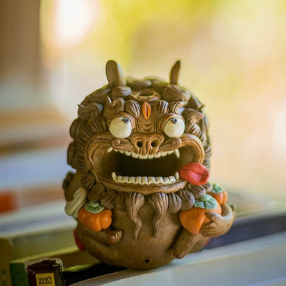 May Everything Go Your Way: Fortune-Attracting Pixiu Incense Burner Ornament