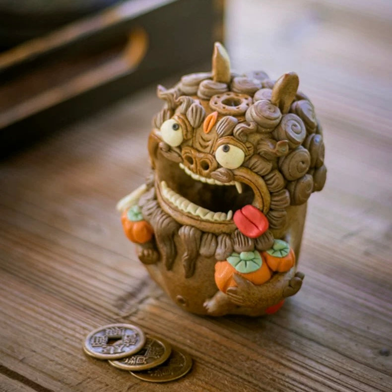 May Everything Go Your Way: Fortune-Attracting Pixiu Incense Burner Ornament