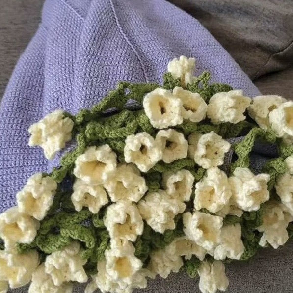 Rose Bouquet Blanket Hand-woven DIY material package