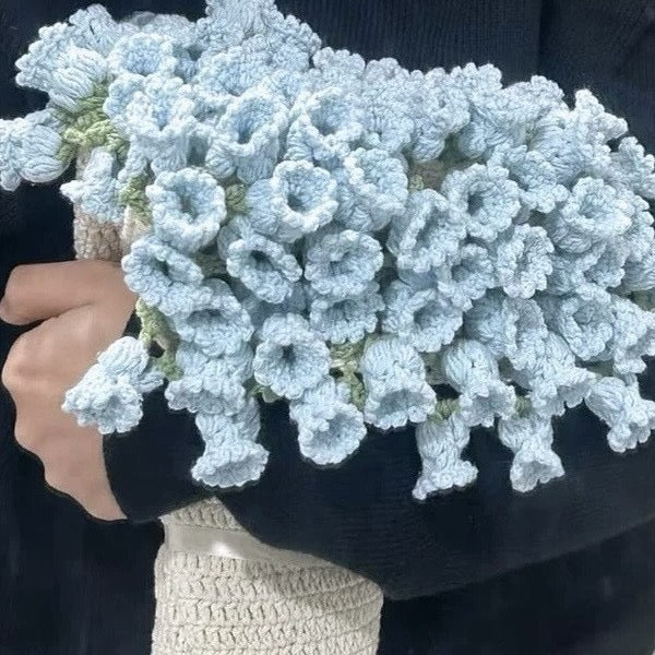 Rose Bouquet Blanket Hand-woven DIY material package