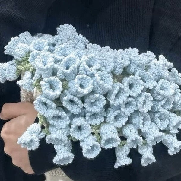 Hand-Crocheted Rose Blanket Materials Kit