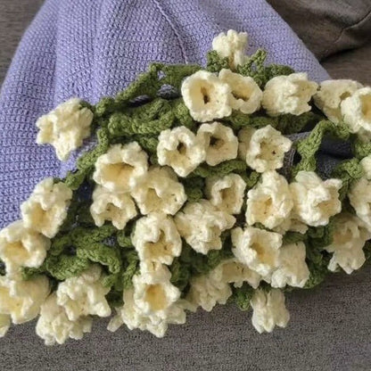 Hand-Crocheted Rose Blanket Materials Kit
