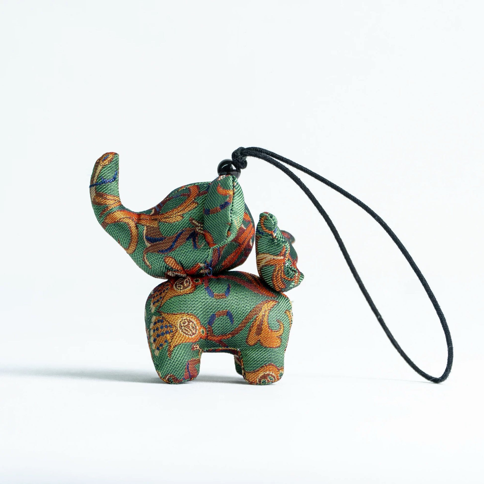 Lucky pendant-100% silk Songjin fabric/The Flying Elephant