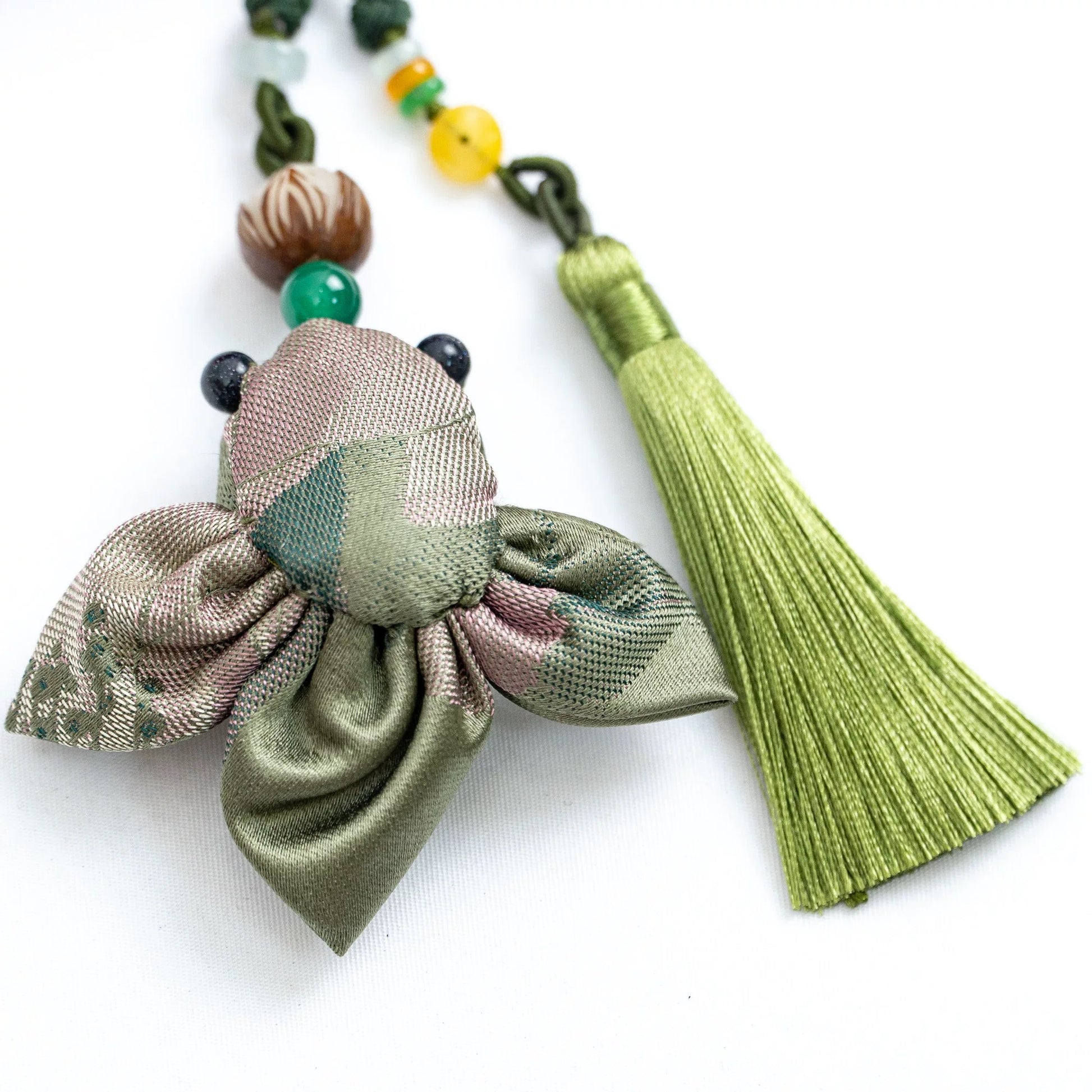Little goldfish pendant-100%silk/Song brocade material