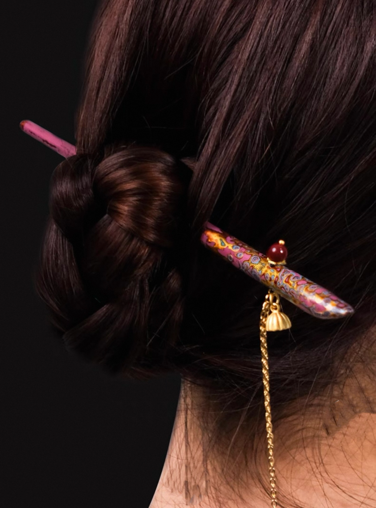 Chinese lacquer Hairpin