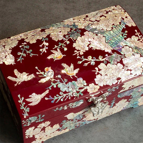 bulbus fritillariae Jewelry Box Luodian lacquerware  Jewelry storage box