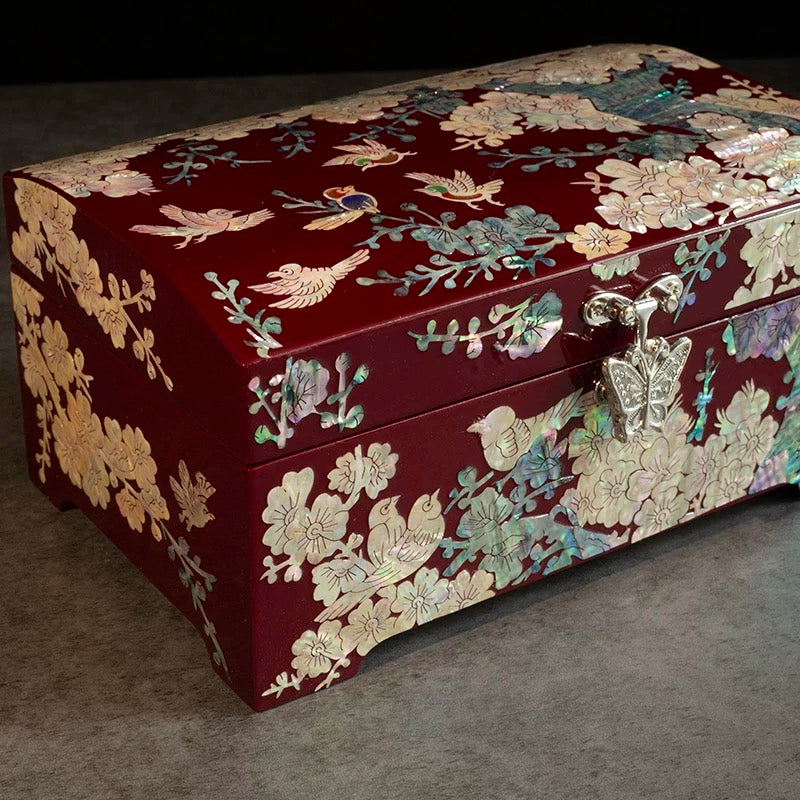 bulbus fritillariae Jewelry Box Luodian lacquerware  Jewelry storage box