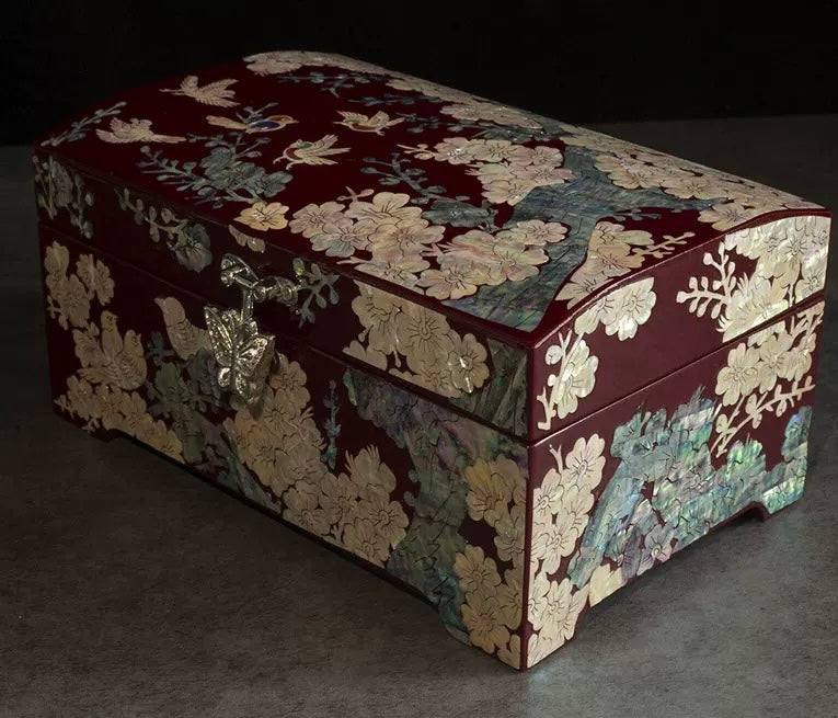 bulbus fritillariae Jewelry Box Luodian lacquerware  Jewelry storage box