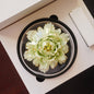 Golden edged Peony Ceramic Aromatherapy Flower Handmade Flower Crafts Gift