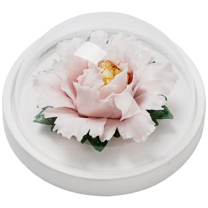 Chinese intangible cultural heritage handmade ceramic peony&rose aromatherapy high-end gift