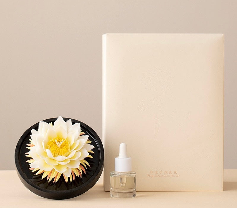 Handmade Ceramic Epiphyllum Aroma Diffuser Intangible Cultural Heritage Gift Box