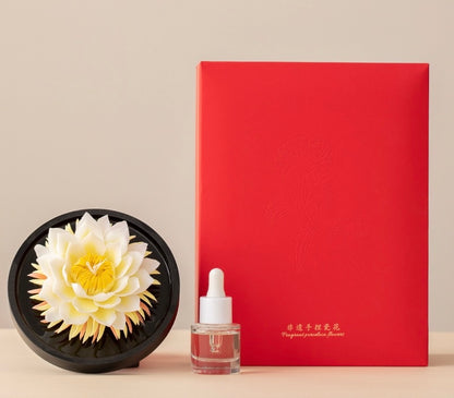 Handmade Ceramic Epiphyllum Aroma Diffuser Intangible Cultural Heritage Gift Box