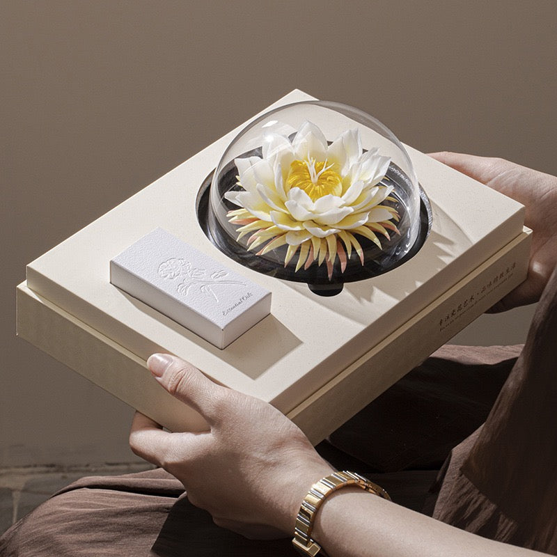 Handmade Ceramic Epiphyllum Aroma Diffuser Intangible Cultural Heritage Gift Box