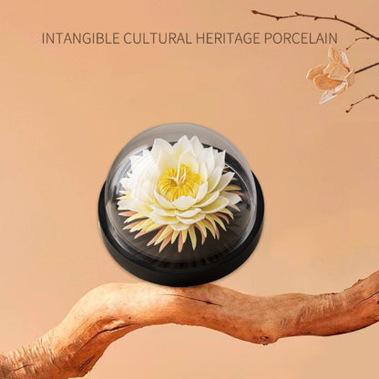 Handmade Ceramic Epiphyllum Aroma Diffuser Intangible Cultural Heritage Gift Box