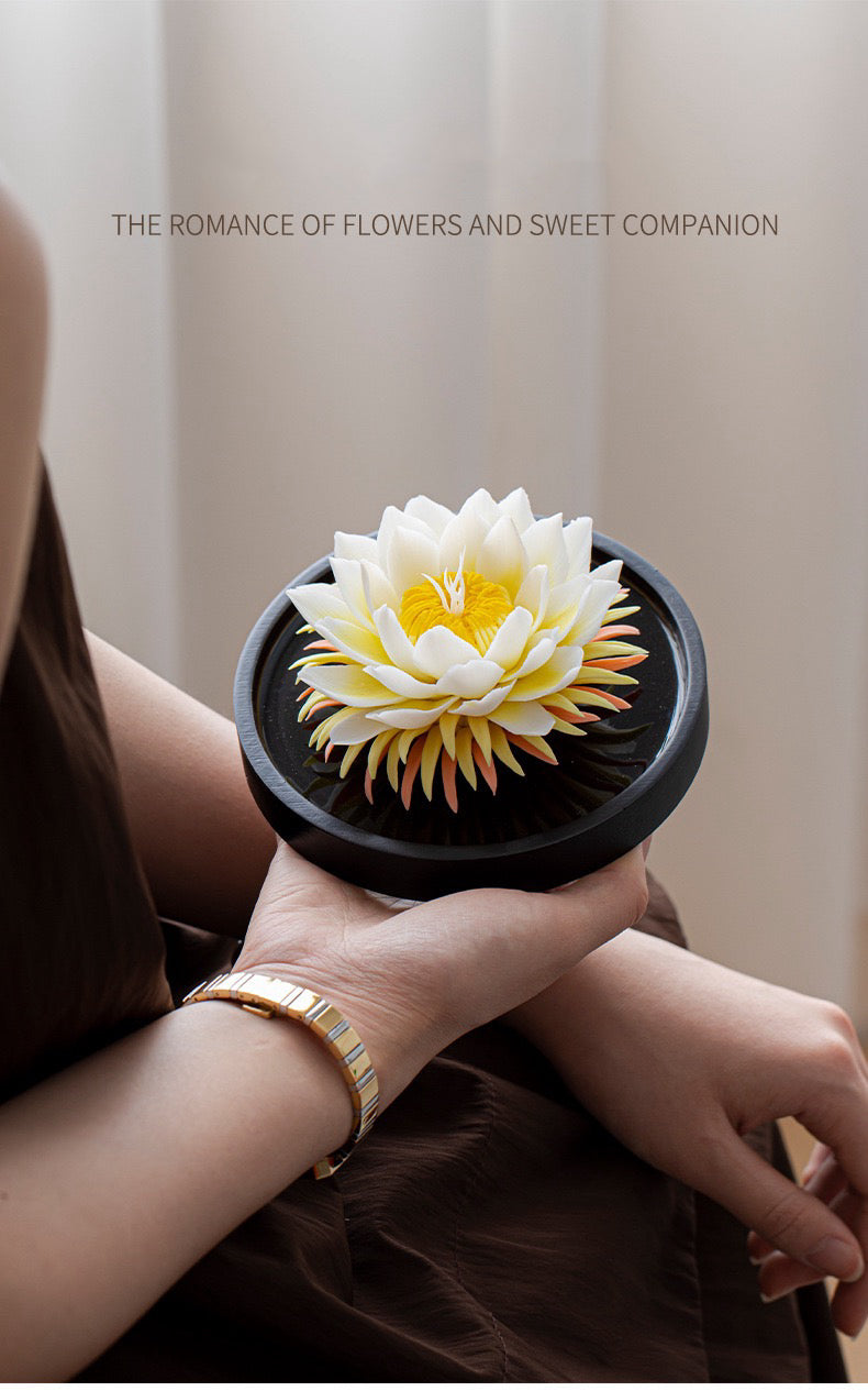 Handmade Ceramic Epiphyllum Aroma Diffuser Intangible Cultural Heritage Gift Box