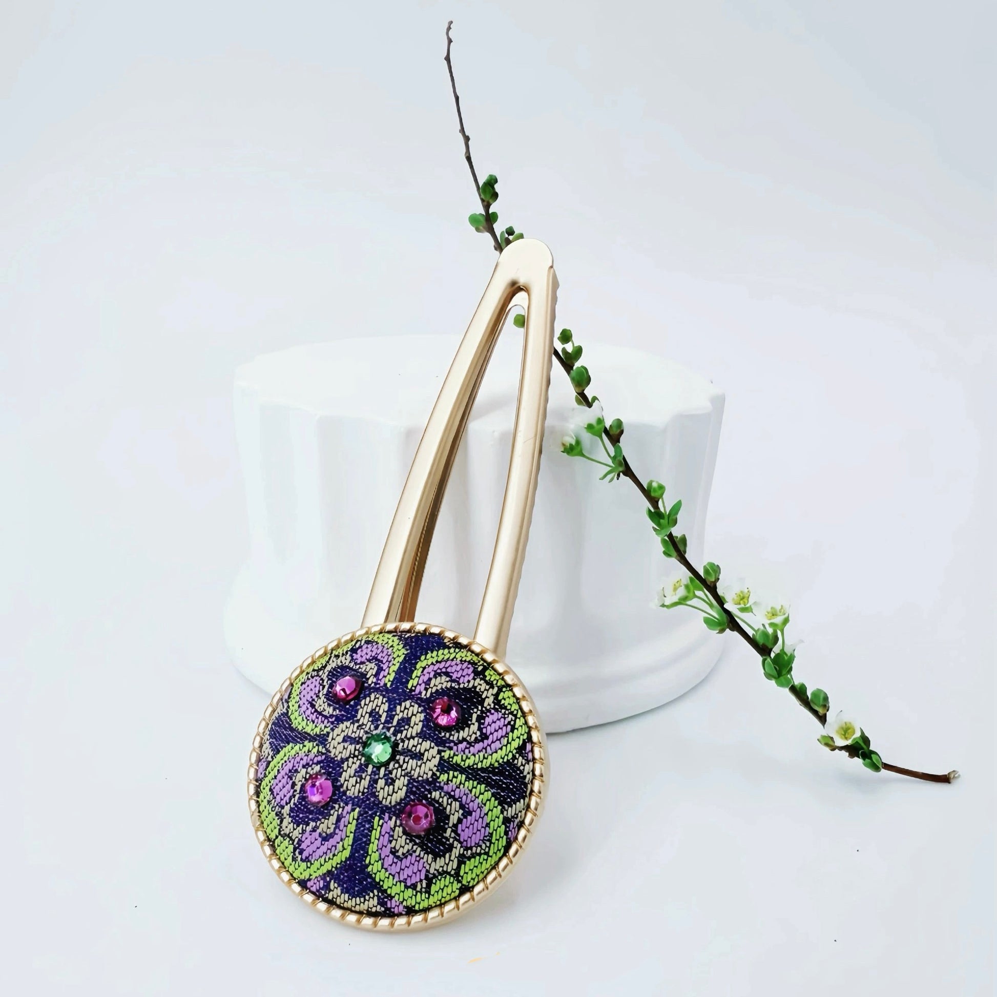 Chinese Intangible Cultural Heritage Song Brocade Material - Handmade