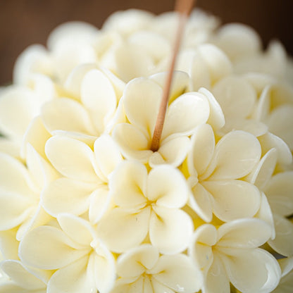 Chinese Intangible Cultural Heritage Ceramic Hydrangea Incense Holder Handmade Ceramic Floral Incense Stick Base