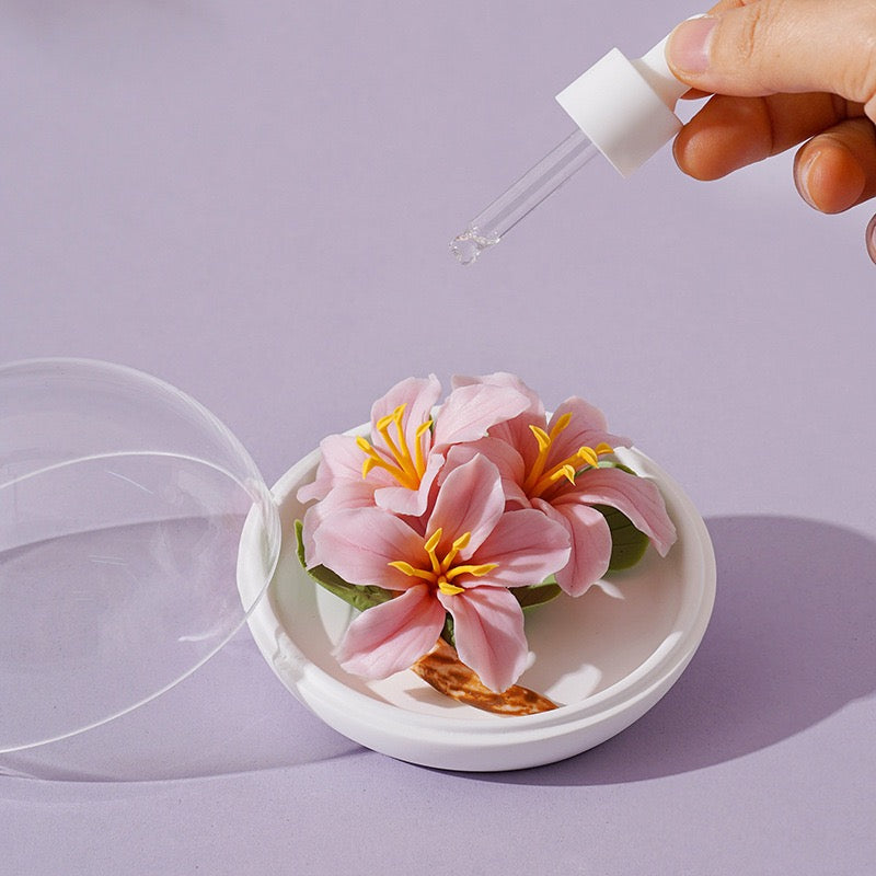 Chinese Intangible Cultural Heritage Handcrafted Ceramic Hand-Molded Flower – Bauhinia Aroma Diffuser